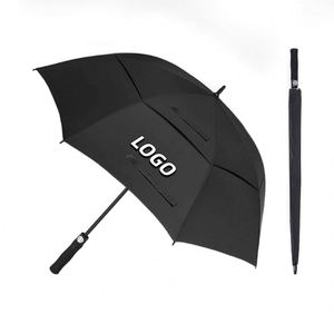 Promotion Business Gift Fully-Automatic Custom Logo American Style Breathable Double Layer Extra <b>Large</b> Size Straight <b>Umbrella</b> - Product Image 1