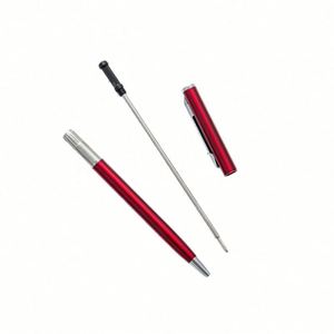 Bolígrafo de Lujo con Logotipo Personalizado, Cuerpo Delgado de Metal Negro, Mecanismo de Giro para Abrir, para Hoteles, Reuniones, Oficinas, Regalos Empresariales, Propósitos Promocionales - Product Image 4