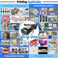 Nouvelle machine d'impression 3D à plat UV grand format automatique 60*90cm avec 4 têtes d'impression I3200, fabriquée en Chine, garantie 2 ans