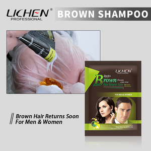 Lichen <strong>Hair</strong> <strong>Darkening</strong> Color Change <strong>Shampoo</strong> With 10 Sachets - Product Image 5