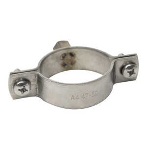 All Stainless Steel Heavy Duty Pipe <b>Clamps</b> with Two Side Screw Metric & Inch Options Industrial Use - Product Image 3