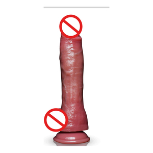 Grote siliconen dildo voor vrouwen - realistisch anaal masturbatie speeltje 100% waterdicht IPX7 milieuvriendelijk zacht flexibel met vibrerende functie - Product Image 2