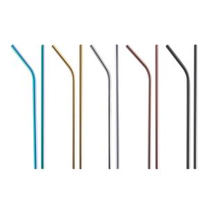 Ouyada ชุดหลอดดูดน้ำสแตนเลสพร้อมแปรงทำจากโลหะใช้ใหม่304โลโก้ที่กำหนดเองเป็นมิตรต่อสิ่งแวดล้อมใช้ซ้ำได้ - Product Image 1