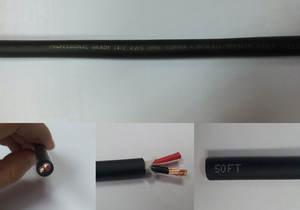 Cable de Altavoz de Alto Rendimiento para Trabajo Ligero, Cable de Altavoz OFC de 2 Núcleos y 16 AWG, Clasificación CL2 CL3 para Instalación en Pared - Product Image 3