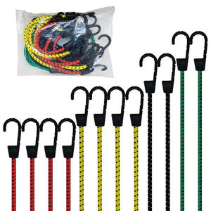 Wantu – corde élastique robuste en nylon de 8mm, avec crochets à double extrémité, pour moto, vélo, emballage de marchandises, usage domestique, 12 pièces - Product Image 1