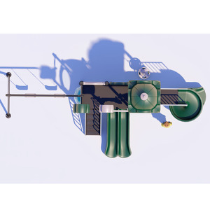 Équipement d'amusement extérieur commercial de haute qualité Grands toboggans en acier en métal Terrains de jeux de <span class=keywords><strong>jardin</strong></span> Balançoire durable pour les enfants - Product Image 4