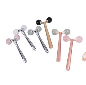 Huizhou ลูกกลิ้งนวดจมูกสำหรับใบหน้าวัสดุหยกและโลหะกำจัดรอยพับได้จากโรงงาน3D - Product Image 1