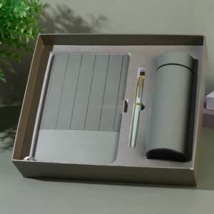 Promotional Items Pu <b>Notebook</b> Executive Corporate Business Stationary Gift Custom Office A5 With Pen Gift Box <b>Set</b> - Product Image 2