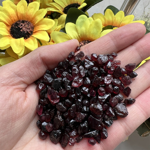 <span class=keywords><strong>Pietra</strong></span> di <span class=keywords><strong>Granato</strong></span> Rosso Levigata all'Ingrosso, Cristallo Naturale Grezzo per Decorazione Casa - Product Image 5