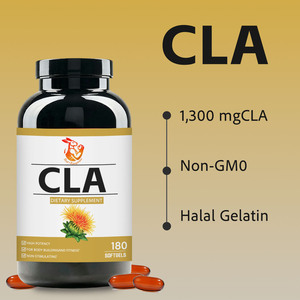 Cápsulas blandas de CLA OEM ODM con 1300 mg de CLA, sin OMG, gelatina halal, apoya el rendimiento en el ejercicio y el culturismo con ingredientes limpios. - Product Image 4