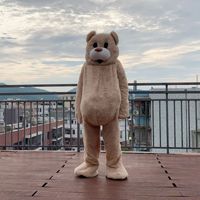 Costumes de cosplay d'ours animal les plus vendus, costumes de mascotte d'ours en peluche amusants pour Halloween, carnaval, dessin animé, pour adultes