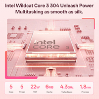 Ordinateur portable professionnel rose ultra-fin 15,6 pouces Intel Core 16 Go 512 Go SSD WiFi 6 Port Type-C pour femmes
