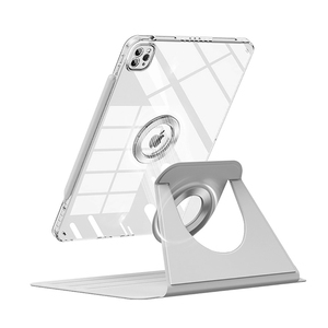 360 °   <span class=keywords><strong>Funda</strong></span> con Anillo Magnético Giratorio y Desmontable para <span class=keywords><strong>iPad</strong></span> 7/8/9 (<span class=keywords><strong>10.2</strong></span>") |   <span class=keywords><strong>Funda</strong></span> Protectora Transparente con Soporte Trasero - Product Image 2