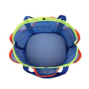 2025 Customizable Colorful Custom Printed Printing Logo Blue Shopping Tote <b>Bag</b> Black Polyester <b>Large</b> Mesh Summer <b>Beach</b> <b>Bags</b> - Product Image 4