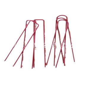 Plaque à écrou carré en alliage d'aluminium, 4 pièces, rouge, bleu, noir, argent, accessoire de camping en plein air, utilisation toutes saisons - Product Image 1