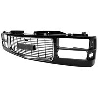 Garniture chromée calandre noire remplacer pour GM1200392 pour camion GMC Sierra C/K 94-98