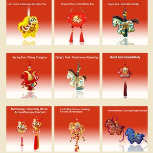 ของตกแต่งแขวนรถมือถือรูป<span class=keywords><strong>ม้า</strong></span>ปีใหม่ ของที่ระลึกสถานที่ท่องเที่ยว นำโชค เสริมสิริมงคล - Product Image 3