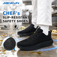 Sepatu Dapur Anti-Selip Tahan Minyak Khusus Koki, Sepatu Keselamatan Ringan dan Bernapas untuk Profesional Kuliner