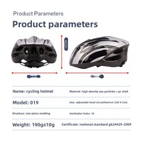 [Personnalisable en usine] Casque de sécurité pour sports de plein air, patinage et cyclisme, nouveau design à particules EPS, option logo, modèle 019 OEM/ODM