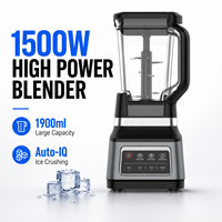 Blender Profesional Kontrol Digital 1500W Auto-IQ Pengolah Makanan Cerdas dengan Logo Anda