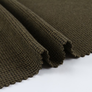 Tissu Jacquard en Polyester à Micro carreaux, couleur unie, tissu polaire personnalisé, prix bas - Product Image 5