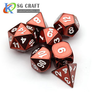 Juego de Dados Metálicos Dnd, 7 Piezas, Escamas de Dragón, Dados Metálicos para Calabozos y Dragones, Juego de Rol, Dados Metálicos - Product Image 5