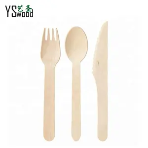 6.2 pouces couverts en bois jetables 16 cm cuillère <span class=keywords><strong>fourchette</strong></span> <span class=keywords><strong>couteau</strong></span> avec logo vente chaude <span class=keywords><strong>pas</strong></span> <span class=keywords><strong>cher</strong></span> - Product Image 1