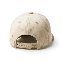 Gorra de Béisbol de 5 Paneles de Alta Calidad, Logotipo Bordado Personalizado, Diseño de Puntos Dibujados a Mano, Estilo Desgastado, Gorra de Negocios Lavada, Común