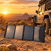 Panneau solaire pliable haute efficacité SENMEI, étanche, pour le camping, les activités de plein air et le stockage d'énergie domestique