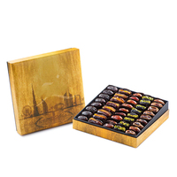 Cadeau du Ramadan Boîtes de chocolat personnalisées Emballage de boîte de bonbons de luxe à la truffe et aux biscuits