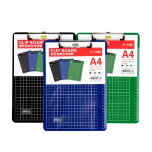 Kejea Office plastic pp clear clipboard, a4 With Clipboard Writing Clip Board