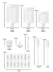 30ML 50 ML 100ML Transparent Plastic Bag Liquid Packaging Bag Cosmetic Sample With Flip-cap <strong>Spray</strong> and Pump - Product Image 6