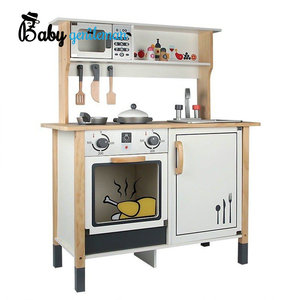 <span class=keywords><strong>Cocina</strong></span> de juego de madera <span class=keywords><strong>para</strong></span> niños preescolares respetuosos con el medio ambiente con tablero de dibujo Z101011C - Product Image 5