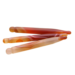 Palillo de masaje de acupuntura gua sha <span class=keywords><strong>manual</strong></span> antienvejecimiento de jade de ágata roja natural de alta calidad para masaje corporal - Product Image 2