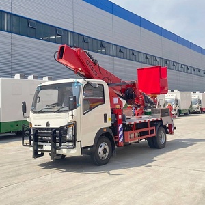 Sinotruk Howo 21m 25m 28m 31m Aerial Platform Truck High-altitude Operation Aerial Truck with Insulated Bucket - Product Image 2