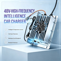 Pengisi Daya Baterai Lithium Ion LiFePO4 48V 54.8V 58.4V 58.8V 15A Smart Onboard untuk Sepeda Listrik dan Mobil Wisata