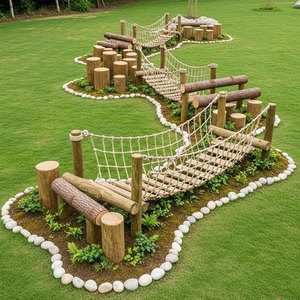 <span class=keywords><strong>Parcours</strong></span> d'obstacles en bois naturel pour tout-petits, certifié CE, durable, de la marque Moetry Montessori Reggio School - Product Image 3