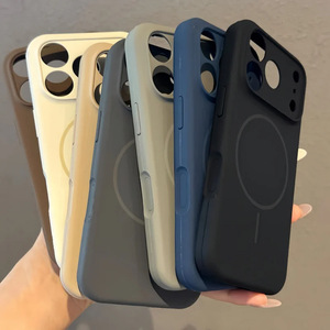 Funda magnética de silicona líquida para iPhone 17 Pro, con 16 botones integrados, ajuste perfecto y orificios precisos para iPhone 12 - Product Image 2