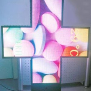 ป้ายไฟ LED รูปทรงกากบาทสำหรับร้านขายยา ขนาด 16 มม. สีสันสดใส สำหรับภายนอกอาคาร รุ่น P16 ลดราคาพิเศษ - Product Image 5