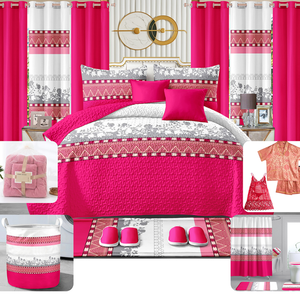 Juego de Dormitorio de Lujo con Cortinas Cubrecamas y Sábanas de Alta Calidad para el Hogar, de Haití, <span class=keywords><strong>Florida</strong></span> y República Dominicana - Product Image 5