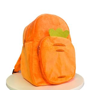 Vente en gros de mini sac à dos carotte personnalisé pour garçons et filles sac de voyage scolaire pour enfants avec logo - Product Image 2