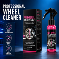 Nettoyant pour jantes en alliage d'aluminium, spray d'entretien automobile, éliminateur de poussière de frein pour jantes en acier, nettoyant pour roues