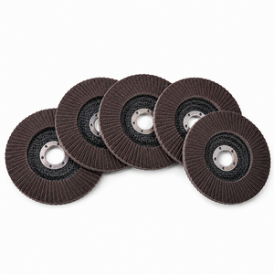 Disque à lamelles abrasif en oxyde d'aluminium calciné <span class=keywords><strong>de</strong></span> qualité supérieure 125 mm T27 P60 avec lamelles <span class=keywords><strong>de</strong></span> 27x16 mm pour le meulage des métaux - Product Image 6