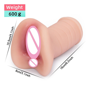 Magasin pour adultes en gros, gobelet d'avion en <span class=keywords><strong>latex</strong></span> à double canal pour la masturbation masculine, jouet sexuel pour la masturbation masculine - Product Image 2