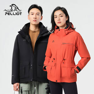 Chaqueta Impermeable PELLIOT para Exteriores, con Capucha, Forro Polar Ligero, 3 en 1, para Senderismo y Viajes, para <span class=keywords><strong>Mujer</strong></span> - Product Image 2