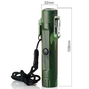 2025 Hot Sale Waterproof Safety System Custom logo Rechargeable <b>Candle</b> Cross Arc USB Lighter for Outdoor - Product Image 2