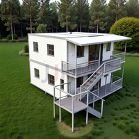 Villa de Luxe 20Ft 40Ft – Maisons Mobiles Préfabriquées Pliables et Extensibles – Bureaux Conteneurs Modernes