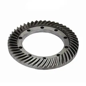 Hot CNC stainless steel big spiral miter ring gear differential bevel gear sets