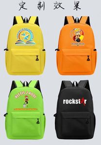 Factory OEM ODM Custom Logo Anti-Theft <b>Waterproof</b> Polyester <b>School</b> <b>Backpack</b> Set for Secondary Students with Cartoon Print - Product Image 3