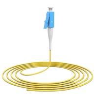 Fabricante de China FTTH fibra óptica Pigtail Jumper SM MM SC FC LC ST 0,9mm Cable con conectores APC UPC